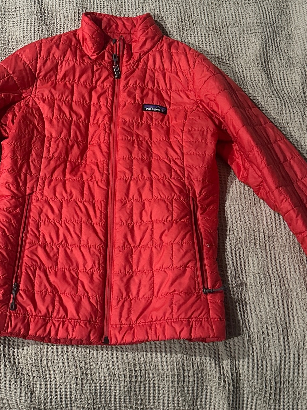 Patagonia Kids Red Quilted Puffer Jacket